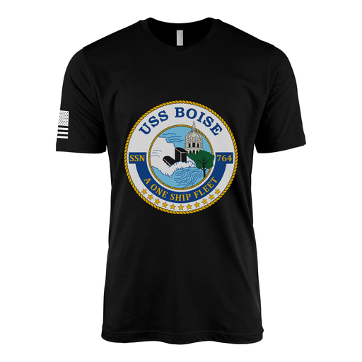USS Boise (SSN-764) Submarine T-Shirt Tactically Acquired Black M