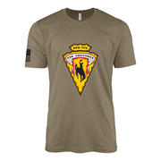 USS Cheyenne (SSN-773) Submarine T-Shirt Tactically Acquired Coyote Brown S