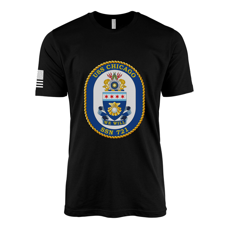 USS Chicago (SSN-721) Submarine T-Shirt