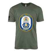 USS Chicago (SSN-721) Submarine T-Shirt Tactically Acquired Military Green L