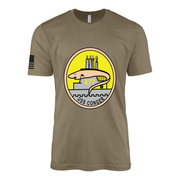 USS Conger (SS-477) Submarine T-Shirt Tactically Acquired Coyote Brown S