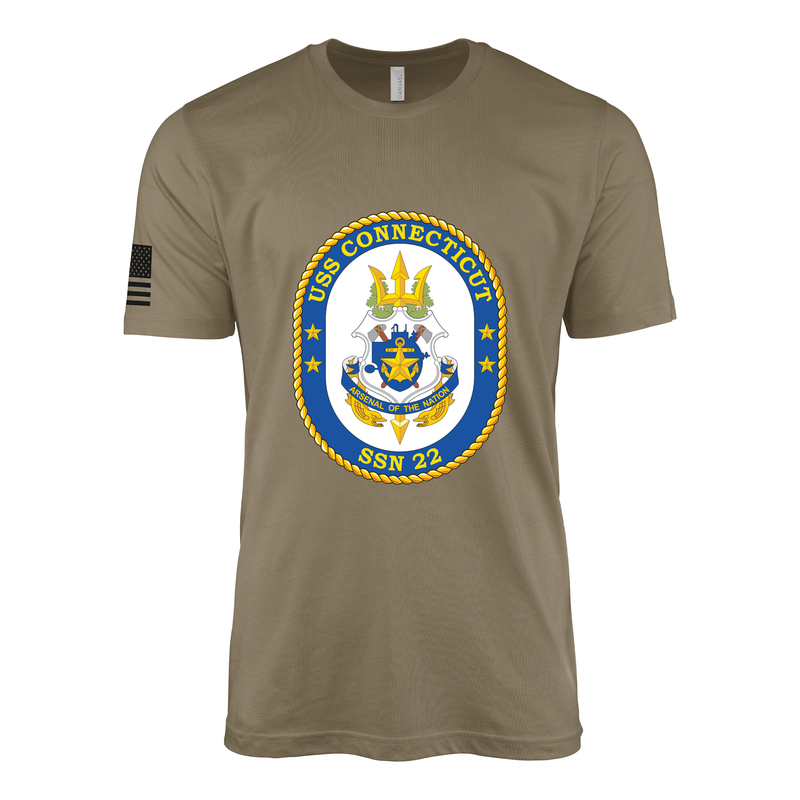 USS Connecticut (SSN-22) Submarine T-Shirt