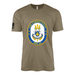 USS Connecticut (SSN-22) Submarine T-Shirt Tactically Acquired Coyote Brown S