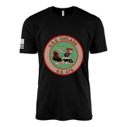 USS Cutlass (SS-478) Submarine T-Shirt Tactically Acquired Black M