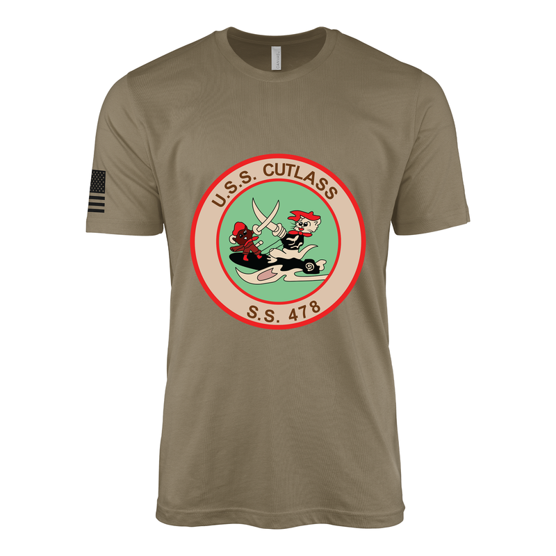 USS Cutlass (SS-478) Submarine T-Shirt