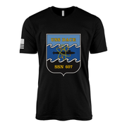 USS Dace (SSN-607) Submarine T-Shirt Tactically Acquired Black M