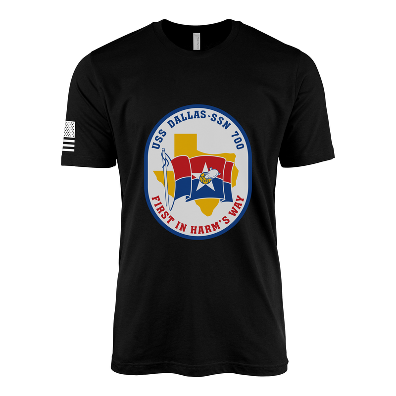 USS Dallas (SSN-700) Submarine T-Shirt