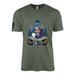 USS Delaware (SSN-791) Submarine T-Shirt Tactically Acquired Military Green L