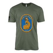 USS Dolphin (AGSS-555) Submarine T-Shirt Tactically Acquired Military Green L