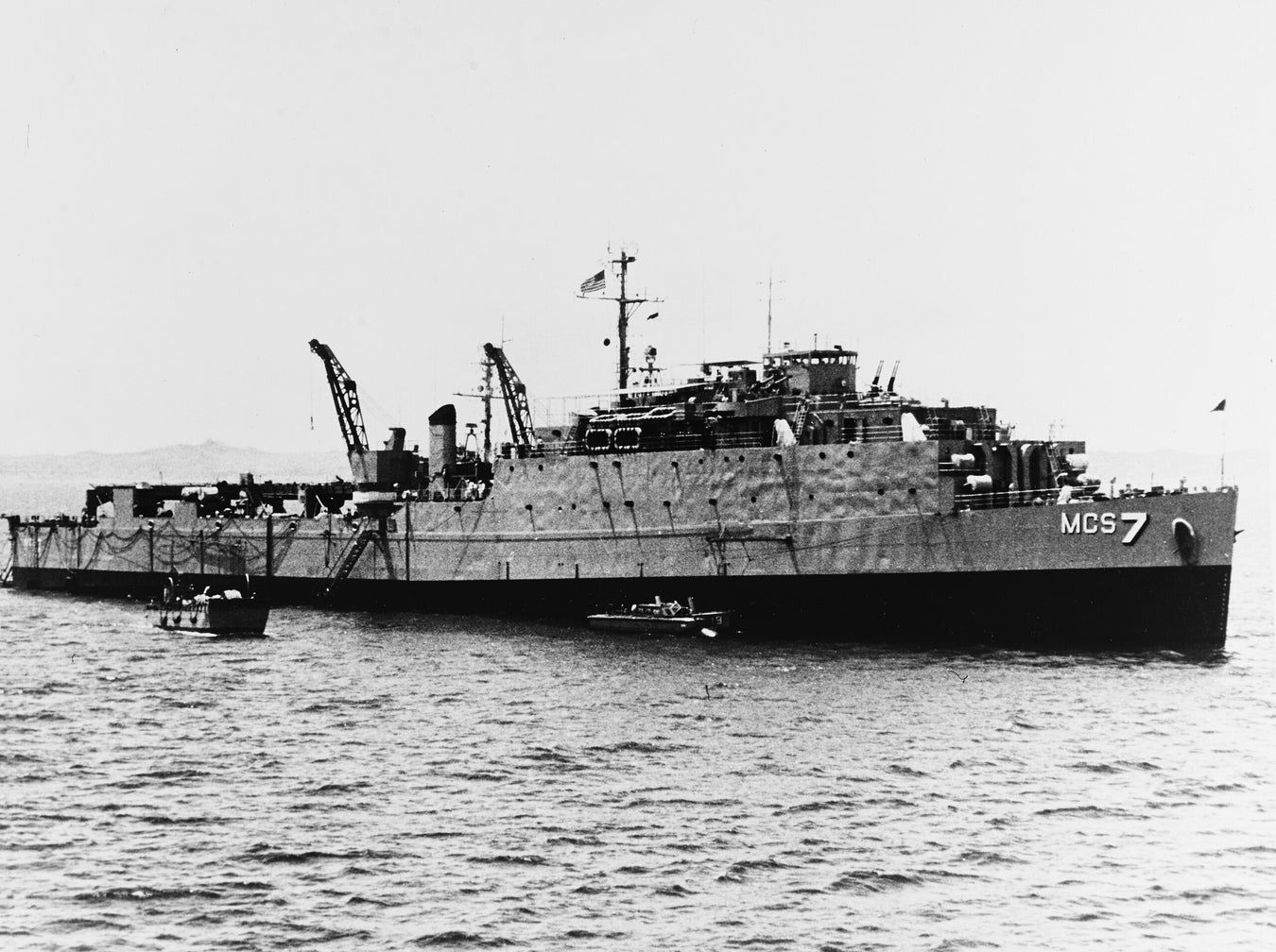 USS Epping Forest (MCS-7) in the mid-1960s.