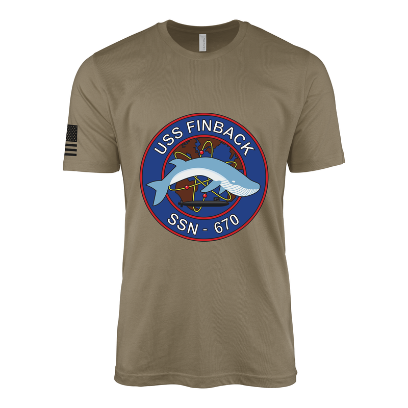 USS Finback (SSN-670) Submarine T-Shirt