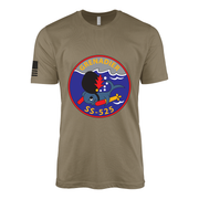 USS Grenadier (SS-525) Submarine T-Shirt Tactically Acquired Coyote Brown S