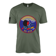 USS Grenadier (SS-525) Submarine T-Shirt Tactically Acquired Military Green L