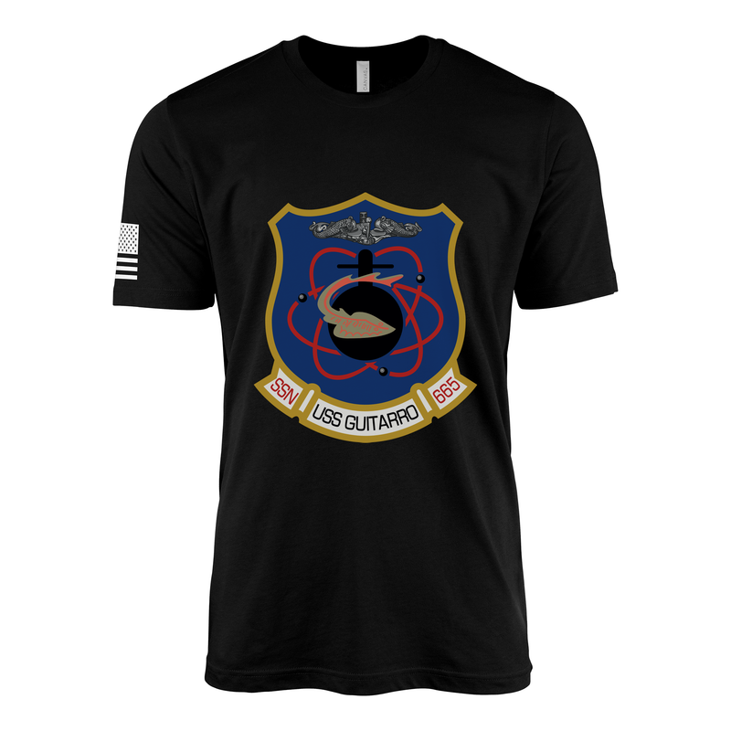 USS Guitarro (SSN-665) Submarine T-Shirt