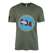 USS Haddo (SSN-604) Submarine T-Shirt Tactically Acquired Military Green L