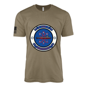 USS Haddock (SSN-621) Submarine T-Shirt Tactically Acquired Coyote Brown S