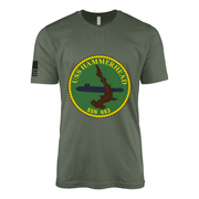 USS Hammerhead (SSN-663) Submarine T-Shirt Tactically Acquired Military Green L