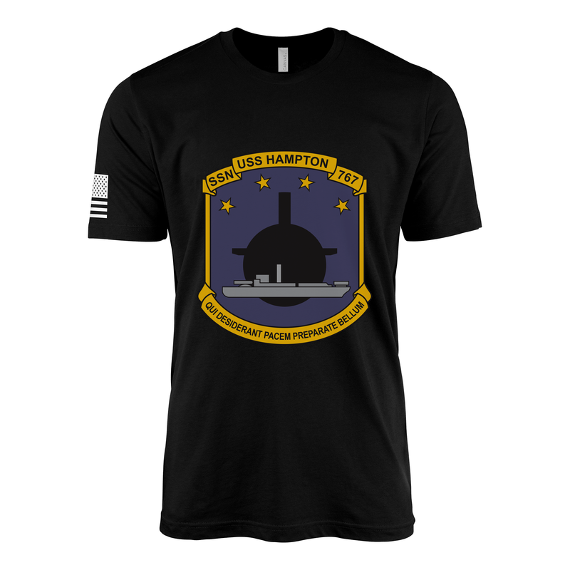 USS Hampton (SSN-767) Submarine T-Shirt