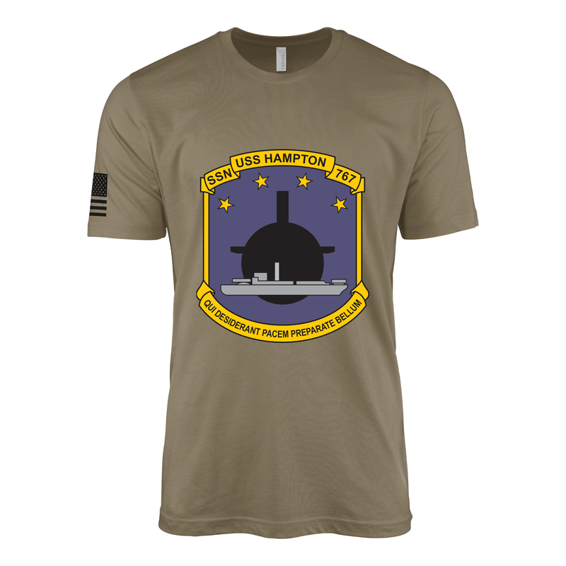 USS Hampton (SSN-767) Submarine T-Shirt