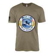 USS Houston (SSN-713) Submarine T-Shirt Tactically Acquired Coyote Brown S