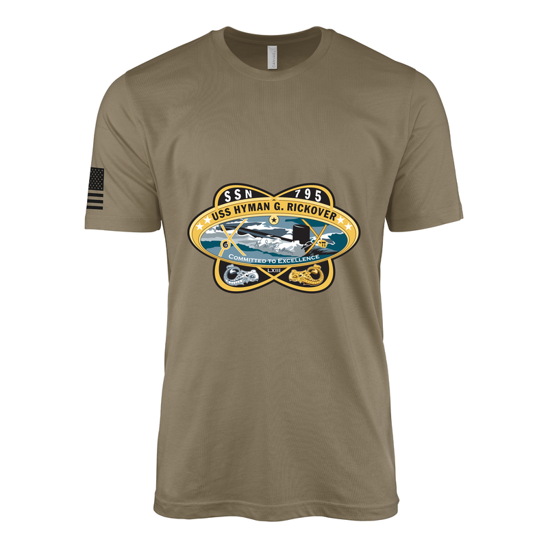 USS Hyman G Rickover (SSN-795) Submarine T-Shirt