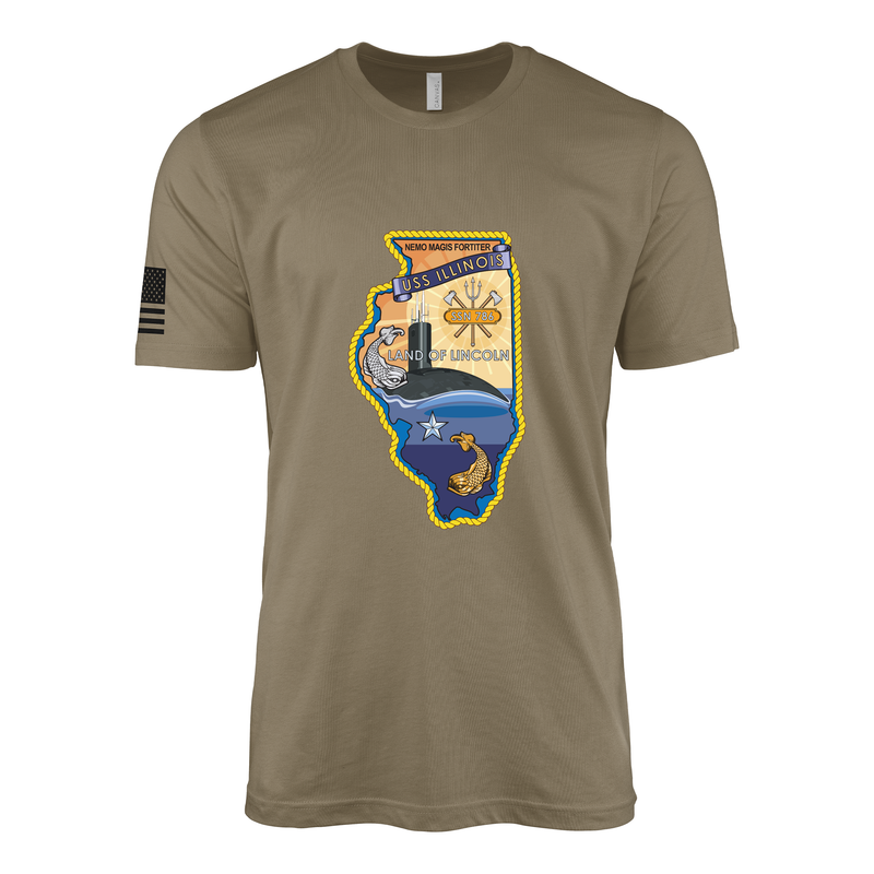 USS Illinois (SSN-786) Submarine T-Shirt