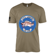 USS Lionfish (SS-298) Submarine T-Shirt Tactically Acquired Coyote Brown S