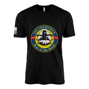 USS Louisville (SSN-724) Submarine T-Shirt Tactically Acquired Black L