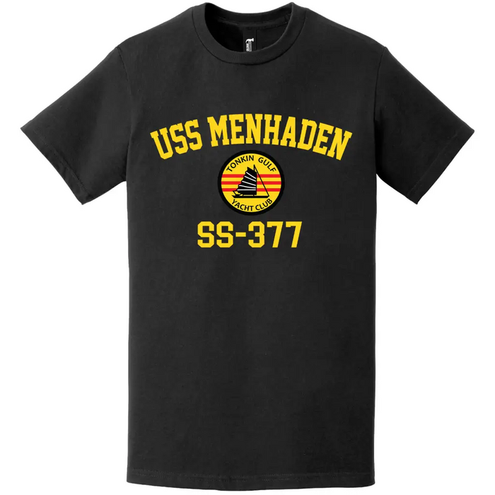 USS Menhaden (SS-377) Tonkin Gulf Yacht Club T-Shirt Tactically Acquired   
