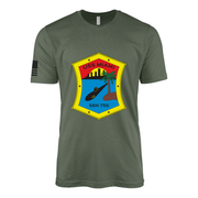 USS Miami (SSN-755) Submarine T-Shirt Tactically Acquired Military Green XL