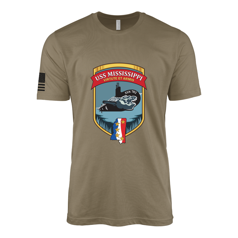 USS Mississippi (SSN-782) Submarine T-Shirt
