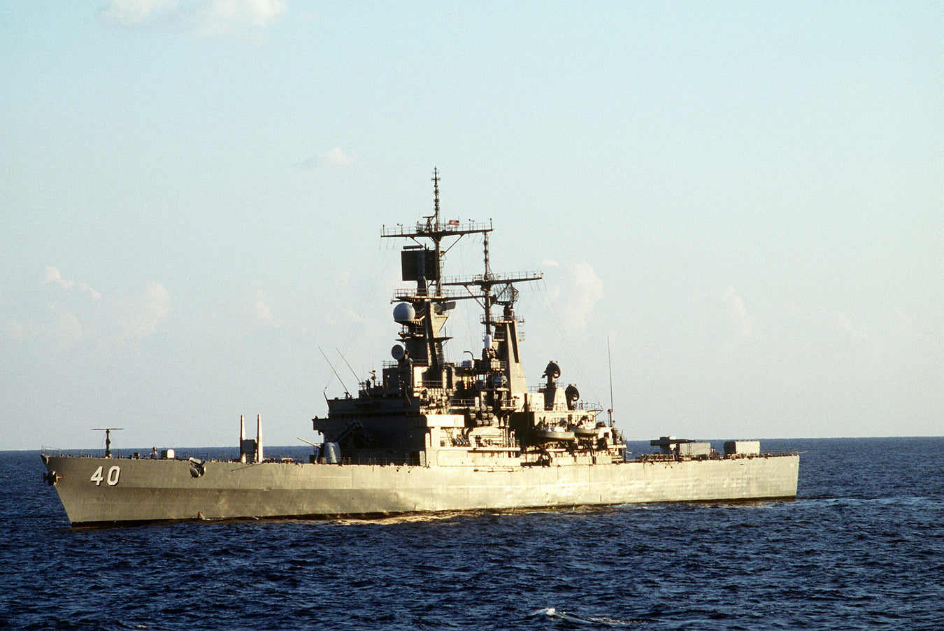 USS Mississippi on 21 January 1991