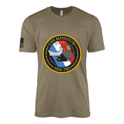USS Missouri (SSN-780) Submarine T-Shirt Tactically Acquired Coyote Brown S