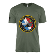 USS Missouri (SSN-780) Submarine T-Shirt Tactically Acquired Military Green XL