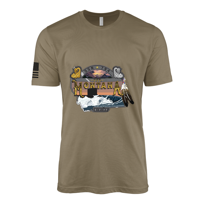 USS Montana (SSN-795) Submarine T-Shirt