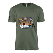 USS Montana (SSN-795) Submarine T-Shirt Tactically Acquired Military Green XL