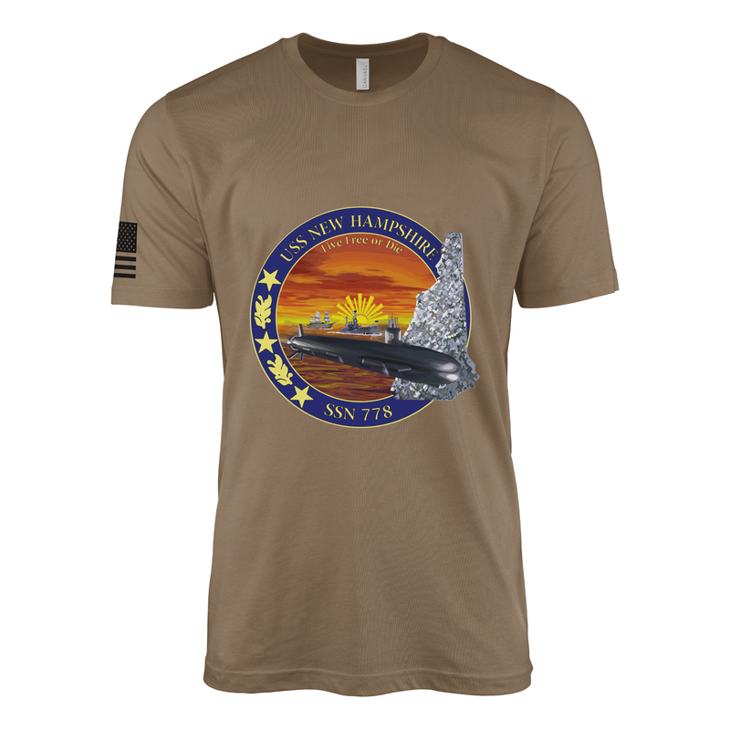 USS New Hampshire (SSN-778) Submarine T-Shirt