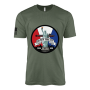 USS New York City (SSN-696) Submarine T-Shirt Tactically Acquired Military Green XL