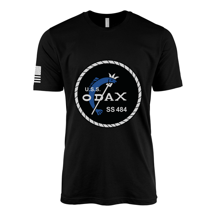 USS Odax (SS-484) Submarine T-Shirt Tactically Acquired Black M