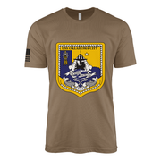 USS Oklahoma City (SSN-723) Submarine T-Shirt Tactically Acquired Woodland Brown M