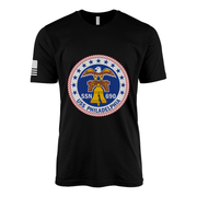 USS Philadelphia (SSN-690) Submarine T-Shirt Tactically Acquired Black L