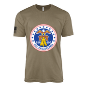 USS Philadelphia (SSN-690) Submarine T-Shirt Tactically Acquired Coyote Brown S