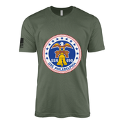 USS Philadelphia (SSN-690) Submarine T-Shirt Tactically Acquired Military Green XL