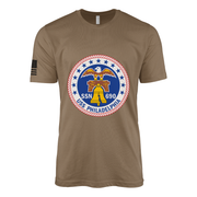 USS Philadelphia (SSN-690) Submarine T-Shirt Tactically Acquired Woodland Brown M