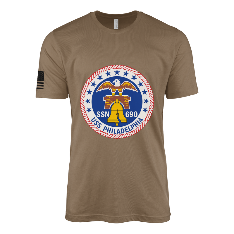 USS Philadelphia (SSN-690) Submarine T-Shirt