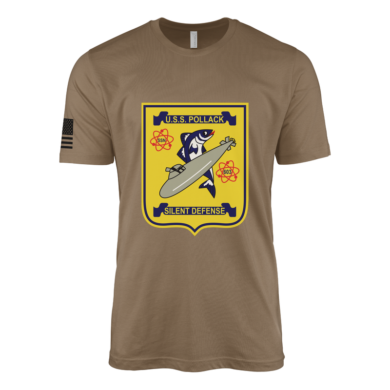 USS Pollack (SSN-603) Submarine T-Shirt