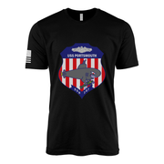 USS Portsmouth (SSN-707) Submarine T-Shirt Tactically Acquired Black L