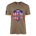 USS Portsmouth (SSN-707) Submarine T-Shirt Tactically Acquired Woodland Brown M