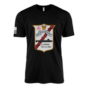 USS Queenfish (SSN-651) Submarine T-Shirt Tactically Acquired Black L
