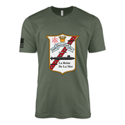 USS Queenfish (SSN-651) Submarine T-Shirt Tactically Acquired Military Green XL